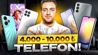 4.000 - 10.000 TL arasında alınabilecek en iyi telefonlar!