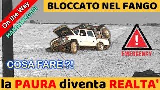 #94 BLOCCATO nel fango! La PAURA diventa realtà!! recupero Toyota.  Alone World Tour !!