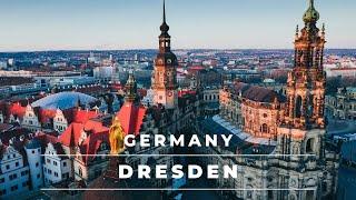 Dresden von oben in 4k – Wunderschöne historische Altstadt