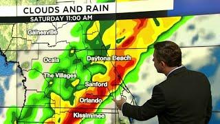 Severe weather risk, BIG drop in temps coming to Central Florida