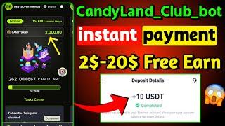 Instant Payment Telegram Bot | CandyLand Club bot | Instant Payment Bot