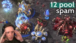 Dark's NEVER-ENDING Zerg Rushes! StarCraft 2