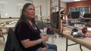 Barbara Teller Ornelas speaks in Navajo language