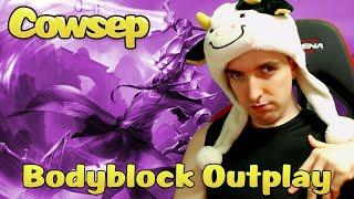 Cowsep's Bodyblock Outplay - Master Yi - League of Legends