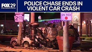 Police chase ends in deadly, violent car crash in Pennsylvania