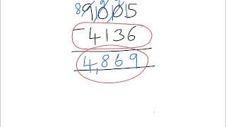 33 Subtracting in columns with exchanging