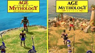 Age of Mythology Retold vs Extended Edition Graphics Comparison