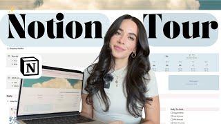 MY NOTION TOUR  ultimate guide on staying organized