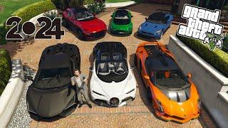 GTA 5 - Stealing Luxury 2024 Cars With Michael | (GTA V Real Life Cars #79)