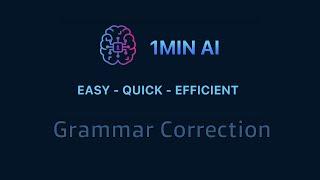  1min.AI | Grammar Checker