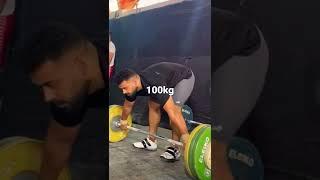 National weightlifting championship practice time Indianweightlifter #Vikas#Thakur 100kg push snatch