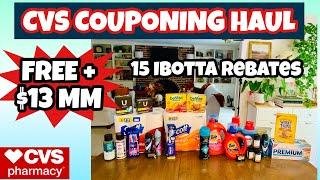 CVS COUPONING HAUL/ so many rebates  Learn CVS Couponing