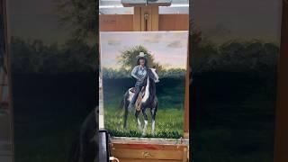 Painting a vintage photograph in color  #art #portraitpainting #portraitart #acrylicpainting