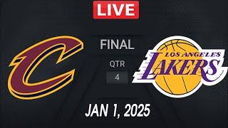 NBA LIVE! Los Angeles Lakers vs Cleveland Cavaliers | January 1, 2025 | NBA Season LIVE! 2K25