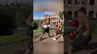 COLOSSEUM FIGHT IN ROME !!! Street Boxing: "Pitbull" vs "Diablo" #rome #colosseum #fighting #boxing