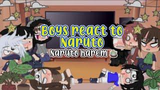 Boys react to Naruto! || tea   || mean au! || sxfia ! || repost ‍️|| Sasunaru + more-