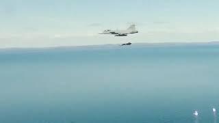 SWEDEN: Coordinated Snap Drill RBS 15 #Gripen #Visby