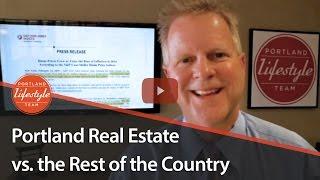 Portland Real Estate Agent: How does Portland compare to US real estate as a whole?