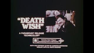 Death Wish 1974 High Definition 60 sec TV Spot Trailer Charles Bronson Hope Lange