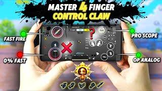 4 Finger Control Claw Pubg Mobile | Best 4 Finger Settings  | Sensitivity & Settings