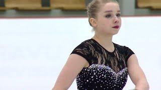 Viveca LINDFORS FIN - RIGA  - Ladies Short Program- ISU JGP 2017