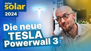 Tesla stellt neuen Speicher vor! Wie gut ist die Tesla Powerwall 3. Intersolar 2024