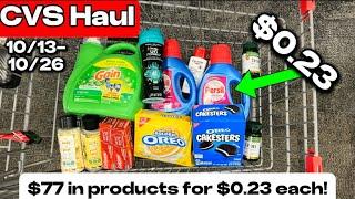 CVS Haul 10/13-10/26 - $77 in products for $0.23 each! Easy Couponing Deals | Save BIG!