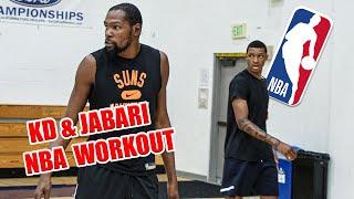 Kevin Durant & Jabari Smith Workout ! Balance & attacking close outs