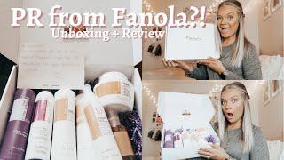 UNBOXING PR FROM FANOLA?!︎ Try On + Review! Purple Shampoo + Restructuring Line