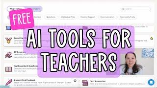 Free AI Tools for Teachers