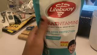 lifebuoy with multivitamins antibacterial body wash value pack cool fresh