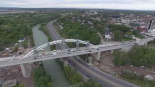 Burgoyne Bridge, St. Catharines (in 4K) - DJI Phantom 3