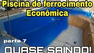 Piscina de ferrocimento Econômica e muito linda! #piscinadeferrocimento #construcaodeumapiscina