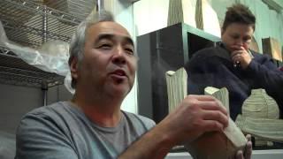 Akira Satake: Trimming a Chawan (Japanese ceremonial tea bowl)