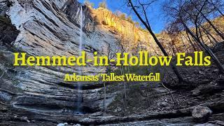 Hiking Hemmed-in-Hollow Falls via Sneeds Creek & Hemmed-in-Hollow Loop | Arkansas' Tallest Waterfall