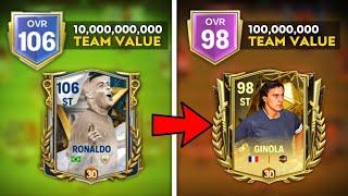 I Sold My Team & Rebuild A CHEAP BEAST TEAM in FC Mobile!!