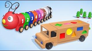 Caterpillar Toy — Learning Numbers 1-10 & Colors for kids — Educational — Olly the train