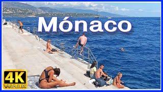 【4K】WALK MONACO 4k video WALKING TOUR slow tv TRAVEL CHANNEL