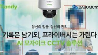 AI 실시간 신체 모자이크 CCTV 라이브 방송