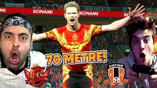 SADECE MAYKIL OWEN LA GOL ATMA CHALLENGE ! 70 METRE GOL  ÜMİDİ VS EMJAN ELPESİCO 25 !