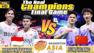 D MARTHIN/ MS FIKRI  VS XU JUN/ HUANG DI  FINAL FULL MATCH #badminton #fullmatch
