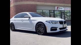 BMW 5 series Superspeed RF07 Bronze wheels 20x9 20x10.5 Rim shop Brampton Mississauga GTA Zracingltd