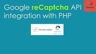 how to put google recaptcha in web applications using php