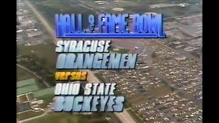 1992 Hall of Fame Bowl #16 Syracuse vs #25 Ohio State No Huddle