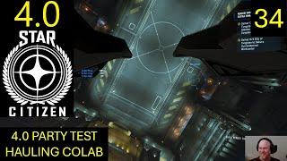 Star Citizen 4.0 - Party Test - Hauling Share