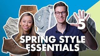 5 Men's Spring Style Essentials For 2019