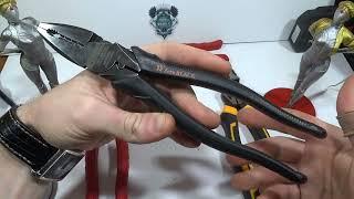 Японские плоскогубцы (lineman's pliers) Fujiya 3300N-225 Zero Black. Ну очень хорошо.