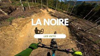 La Noire Black Line Bikepark Les Gets France  Portes Du Soleil Full Run POV RAW