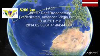 1.620 WDHP Reef Broadcasting, Frederiksted, American Virgin Islands