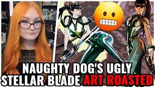 Naughty Dog's UGLY Stellar Blade Art ROASTED By Gamers  They Westernized Our Girl Eve 